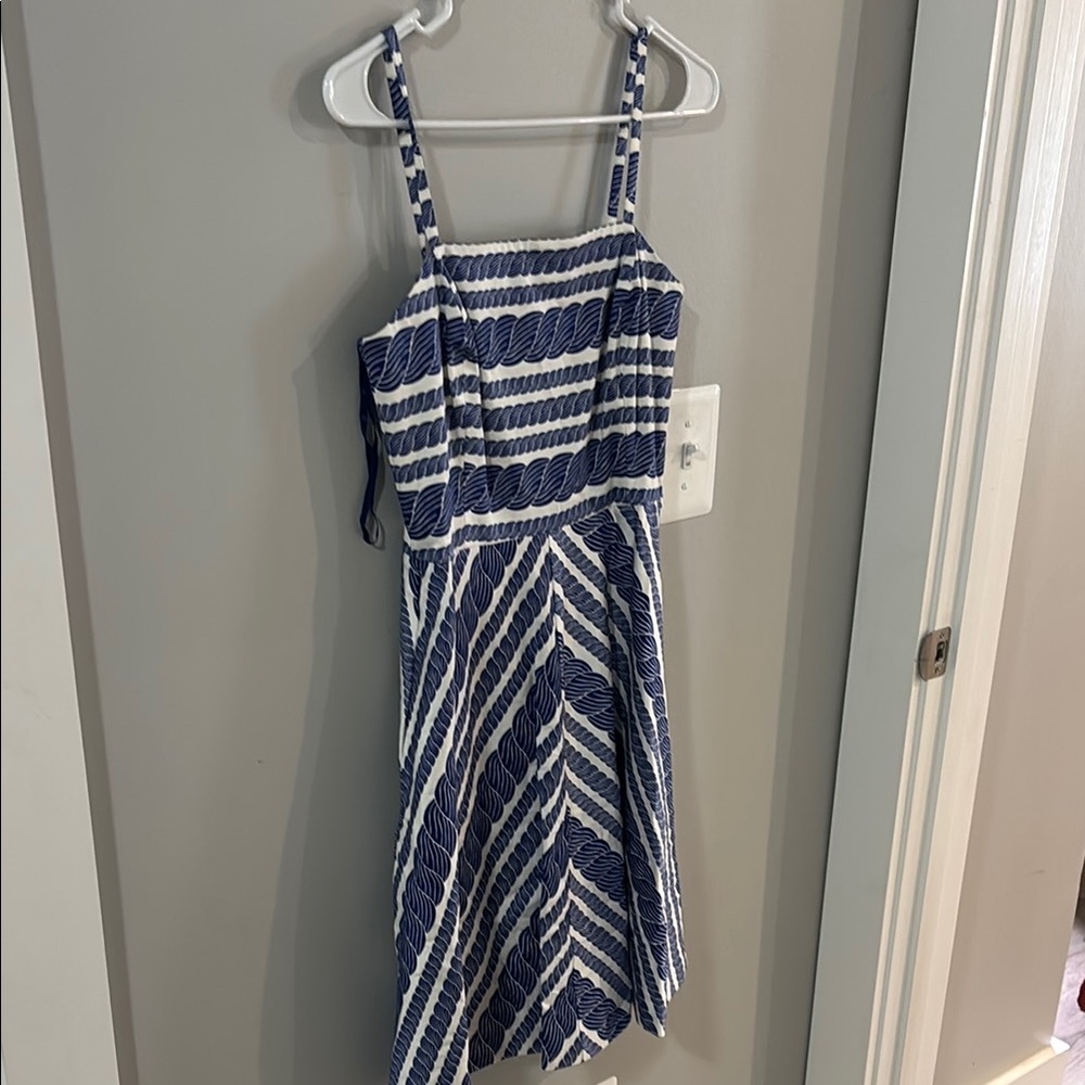 Vineyard Vines Blue and White Striped Dress